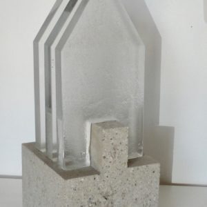 glass sculpture by Christian von Sydow available for sale in the store of gallery22
