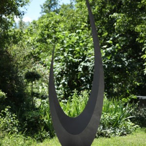 sculpture metal pour jardin de francis guerrier en vente dans la boutique en ligne de la galerie 22.