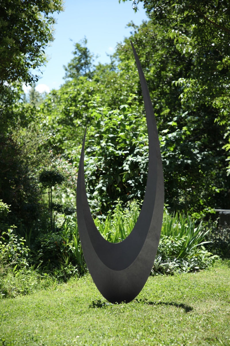 sculpture metal pour jardin de francis guerrier en vente dans la boutique en ligne de la galerie 22.
