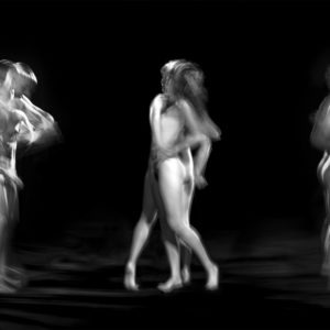 black and white photograph of a nude couple by photographer alain schwarzstein for sale in the gallery's store22