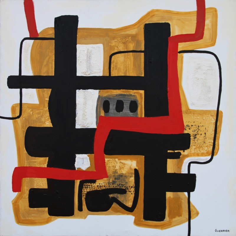 zodiaque VIII huile sur toile de raymond guerrier art moderne art contemporain disponible dans le store de la galerie22