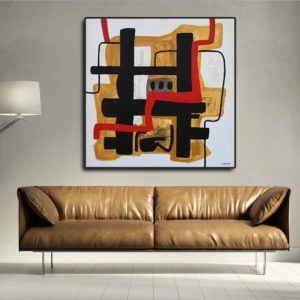 peinture à l'huile sur toile de raymond guerrier en vente dans le store de la galerie22