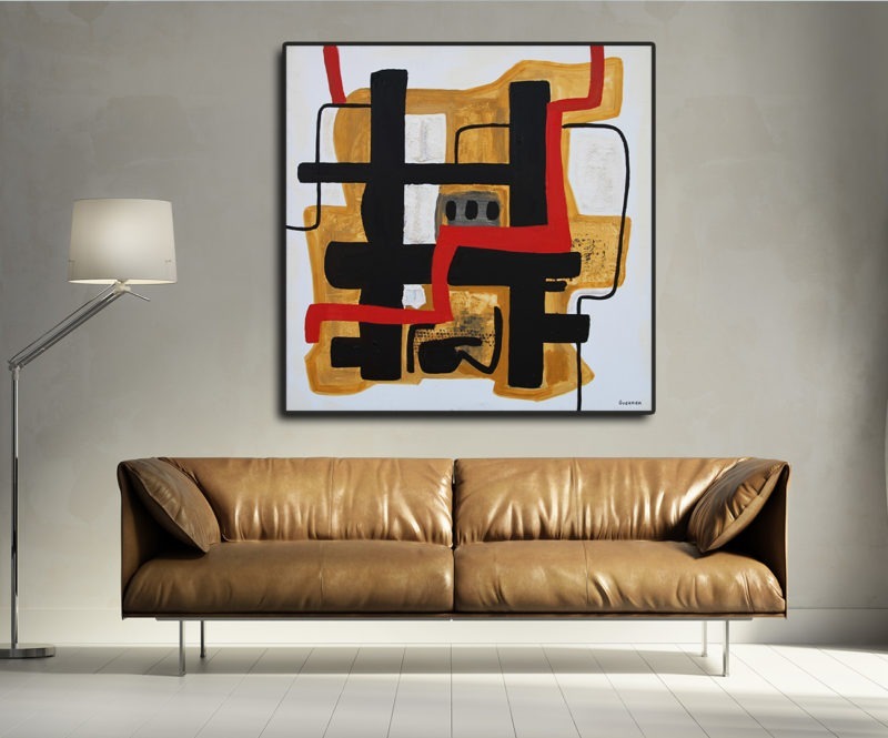 peinture à l'huile sur toile de raymond guerrier en vente dans le store de la galerie22