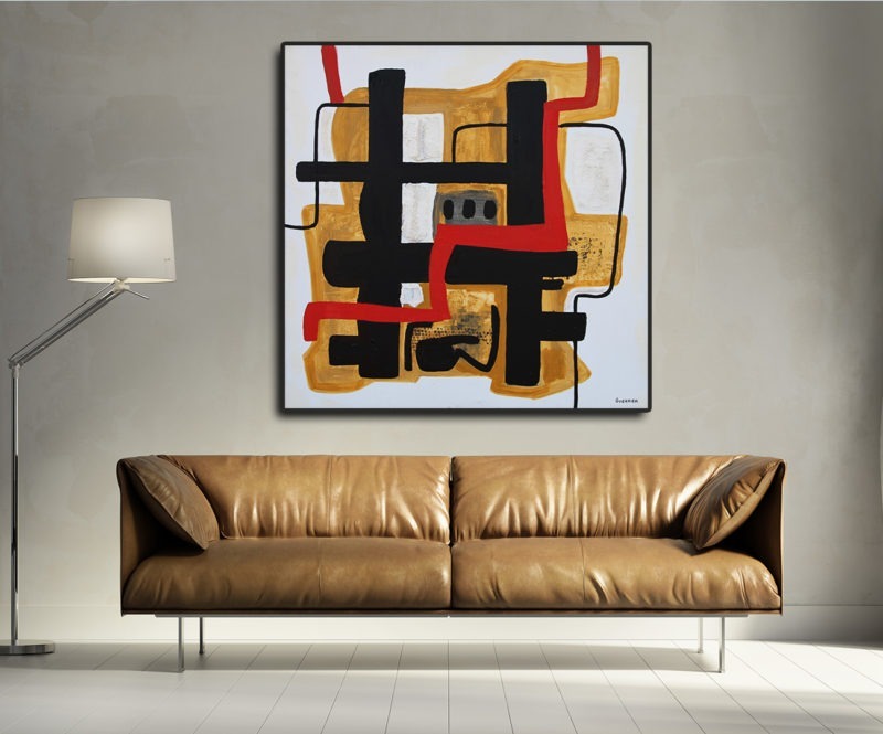 peinture à l'huile sur toile de raymond guerrier en vente dans le store de la galerie22