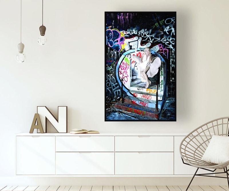 photographie street art disponible dans le store de la galerie 22