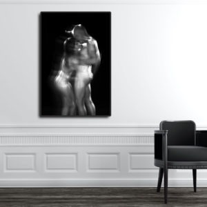black and white photograph of a naked couple by alain schwarzstein photographer and director