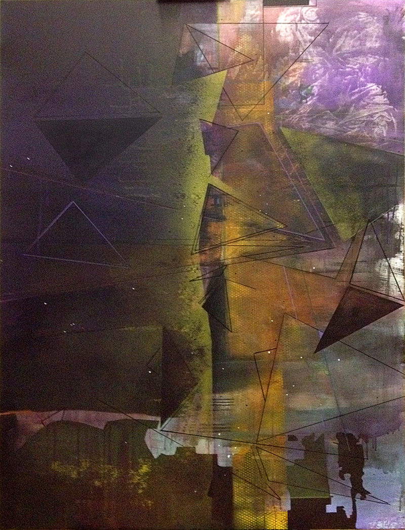 oeuvre abstraite contemporaine de Frédérick Gagné en vente dans la boutique de la galerie 22