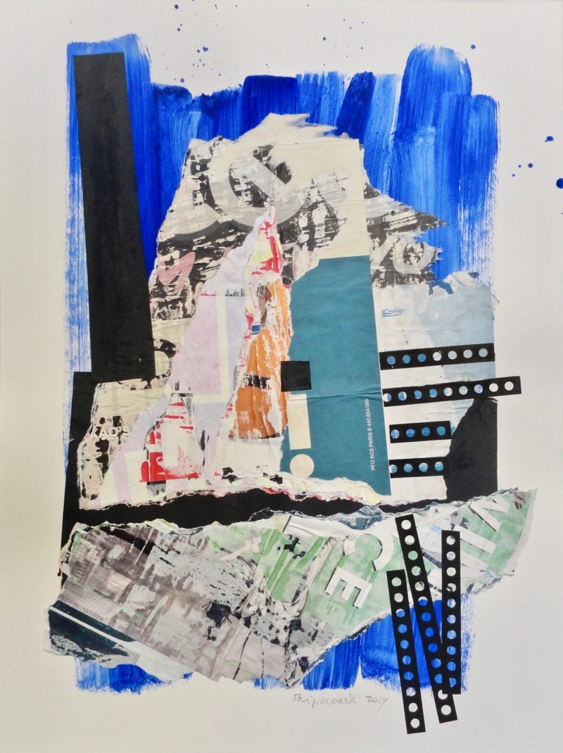 collage et technique mixte série POP de Danielle Prijikorski en vente dans le store galerie22 art contemporain