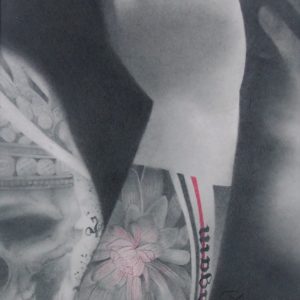 contemporary pencil drawing by Christophe Moreau available in the shop of Galerie 22