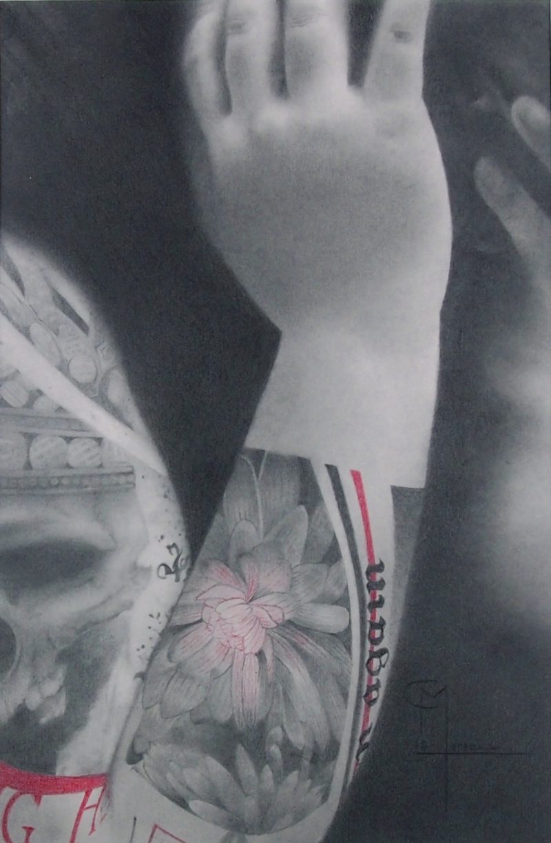 contemporary pencil drawing by Christophe Moreau available in the shop of Galerie 22