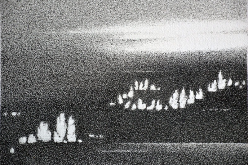 ink drawing on Arches paper by Pierre Ribà available for sale in the online shop of galerie 22