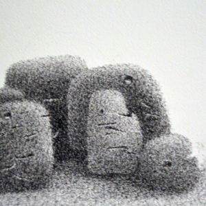 ink drawing on paper by Pierre Ribà on sale in the online shop of the gallery 22