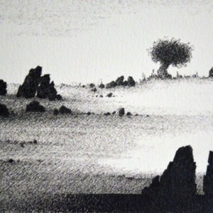 pigmented ink drawing on Arches paper available for purchase in the store of the contemporary gallery 22