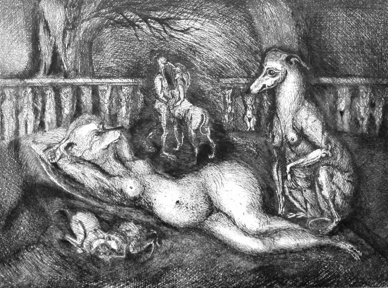 gravure sur papier, eau-forte, pointe sèche, aquatinte de Monique Flosi en vente dans la boutique en ligne de la galerie 22 contemporain