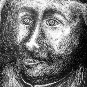 etching and drypoint on paper by Monique Flosi on sale in the online art shop of galerie 22 contemporain