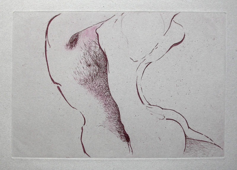 etching on paper by Monique Flosi to buy in the store of the gallery 22 contemporain