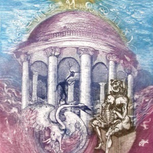 print on paper, etching, drypoint, aquatint by Monique Flosi on sale in the online shop of the gallery 22 contemporain