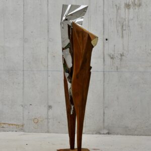metal and stainless steel sculpture for garden by julien allegre available for sale in the official shop.