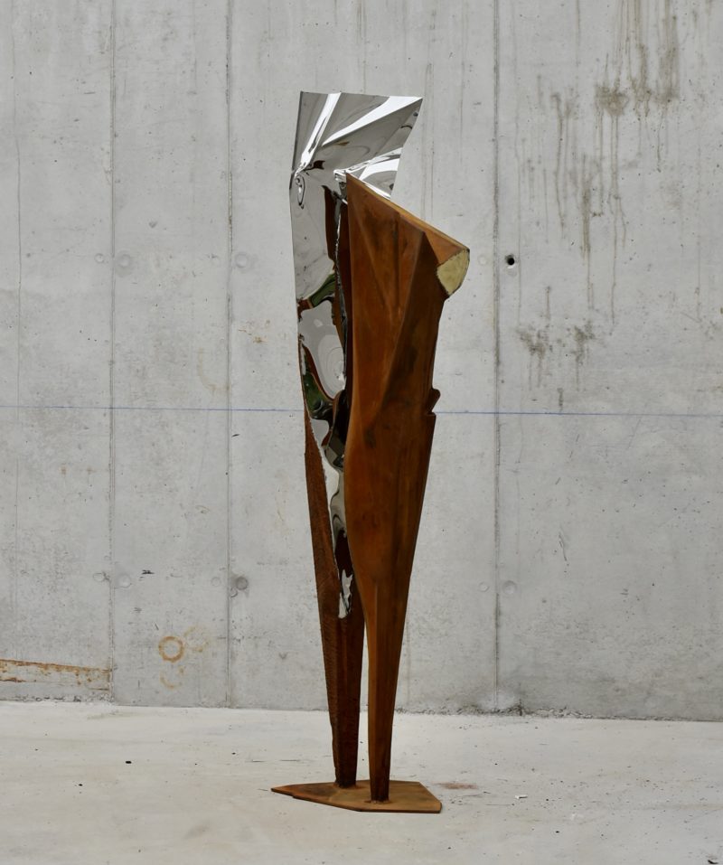 metal and stainless steel sculpture for garden by julien allegre available for sale in the official shop.