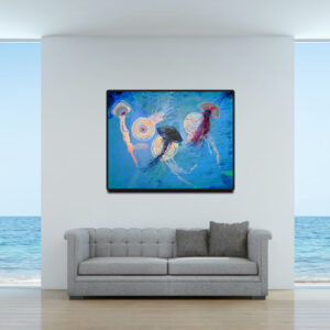 acrylic painting by enrique mestre jaime for sale in the store of the gallery22 in situ