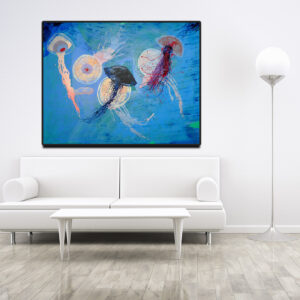 peinture acrylique d enrique mestre jaime en vente dans le store de la galerie22 in situ