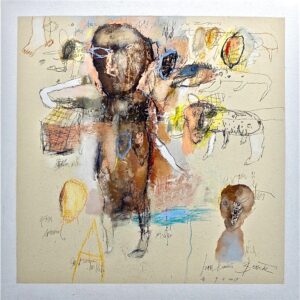 l enfant du nil dessin art contemporain de jean loius bessede en vente dans la boutique en ligne de la galerie 22.