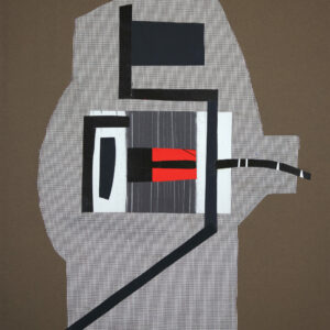 collage on contemporary paper of the painter raymond guerrier on sale in the online shop of the gallery 22.