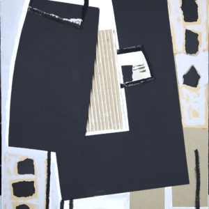 collage contemporain sur papier de raymond guerrier artiste peintre disponible dans la boutique en ligne de la galerie22
