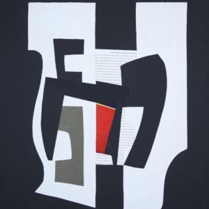 collage sur papier contemporain de l artiste peintre raymond guerrier en vente dans la boutique en ligne de la galerie 22.