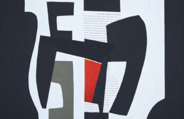 collage on contemporary paper of the painter raymond guerrier on sale in the online shop of the gallery 22.