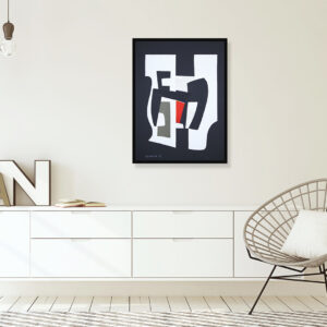 collage sur papier contemporain de l artiste peintre raymond guerrier en vente dans la boutique en ligne de la galerie 22.