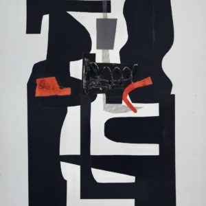 collage contemporain sur papier de raymond guerrier artiste peintre disponible dans la boutique en ligne de la galerie22