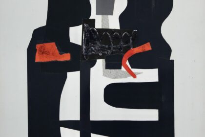 collage contemporain sur papier de raymond guerrier artiste peintre disponible dans la boutique en ligne de la galerie22