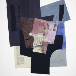 collage contemporain sur papier de raymond guerrier artiste peintre disponible dans la boutique en ligne de la galerie22