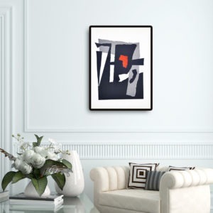 collage on paper by raymond guerrier