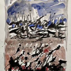 collage and mixed media on paper by Danielle Prijikorski on sale at galerie22 art contemporain