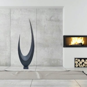 sculpture metal contemporaine