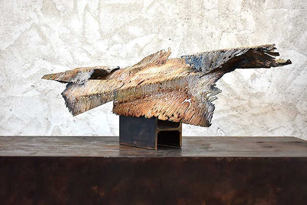 metal sculpture of Julien Allègre to buy in the shop of the gallery 22