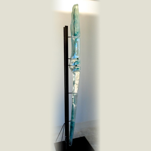 contemporary glass sculpture for sale in the shop of gallery 22 contemporary