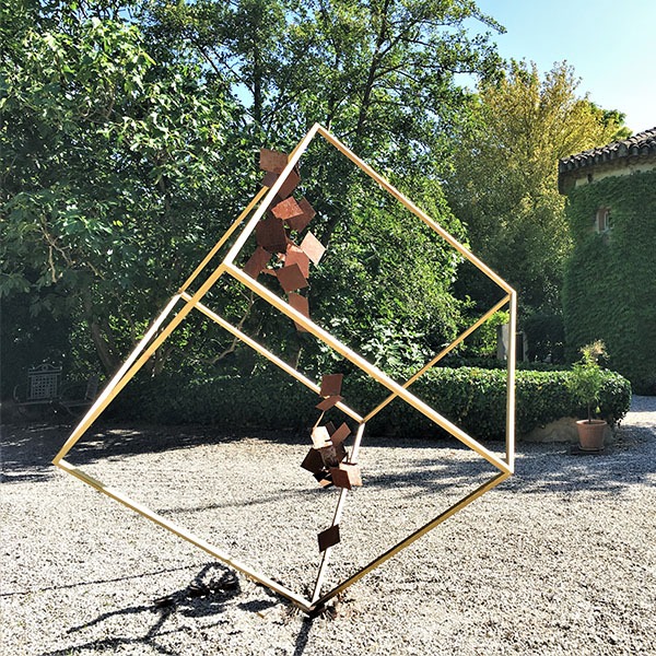 monumental steel sculpture by sebastien zanello on sale in the official shop of gallery 22