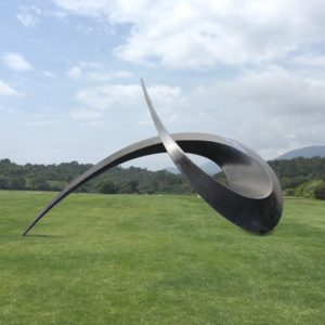 sculpture pour jardin de Francis Guerrier metal