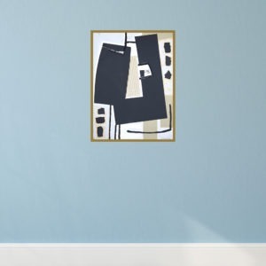 collage sur papier de l artiste peintre raymond guerrier art moderne , art contemporain, en vente dans la boutique en ligne de la galerie 22.