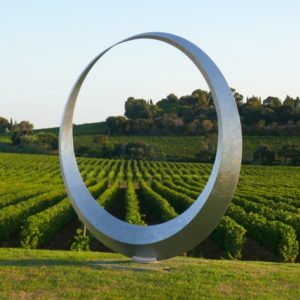 sculpture metal garden of Francis Guerrier