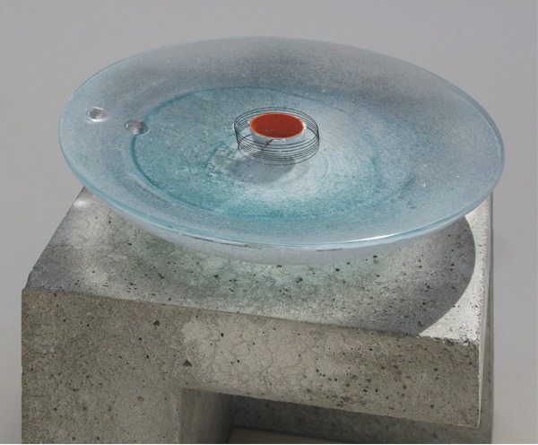contemporary glass and concrete sculpture by christian von sydow for sale in the gallery's online shop22