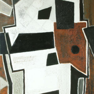 reverie autour d une table huile sur toile de raymond guerrier art moderne et contemporain en vente dans le store de la galerie 22.