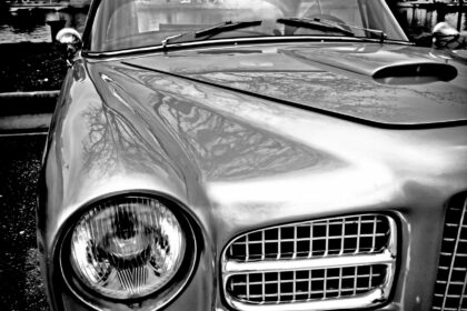 photographie automobile facel vega tirage sur aluminium en vente dans le store de la galerie 22.