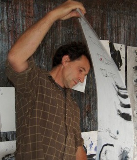 Portrait P.Loste patrick loste painter of gallery 22