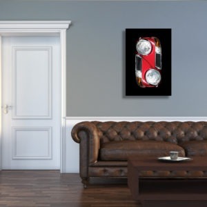 photographie automobile porsche tirage sur aluminium en vente dans le store de la galerie 22.
