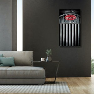 bugatti automobile photography, aluminium print for sale in the gallery 22 store.