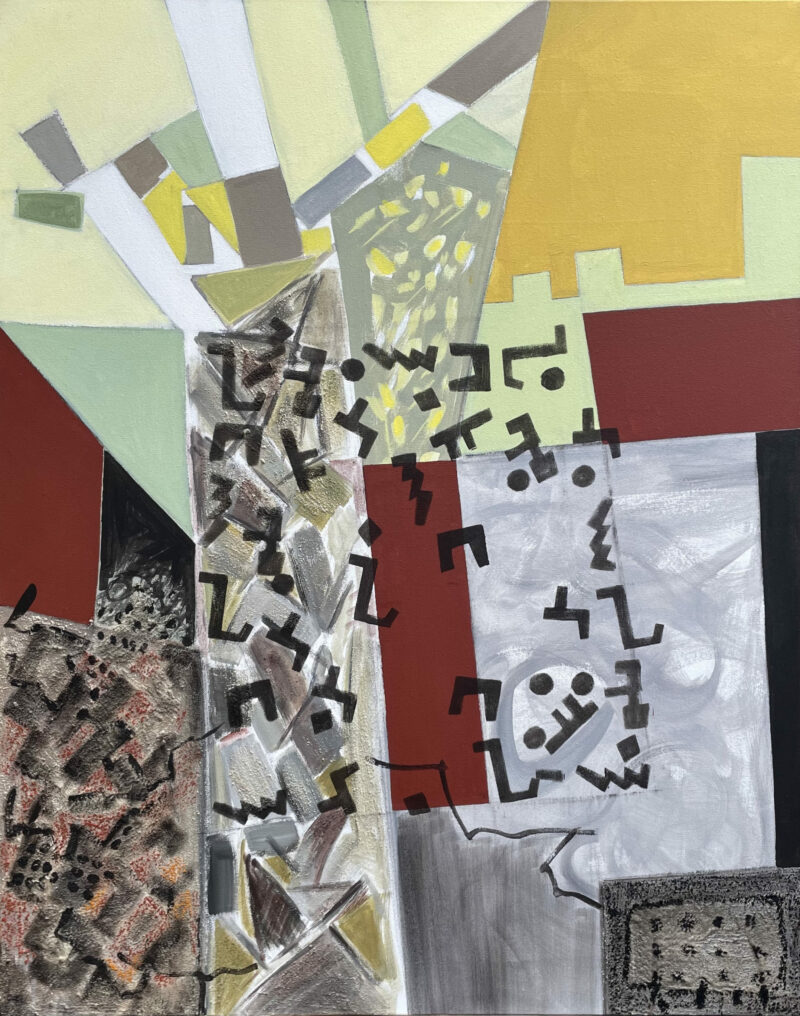 acrylic painting on canvas colour earth of danielle prijikorski on sale in the store of the gallery 22